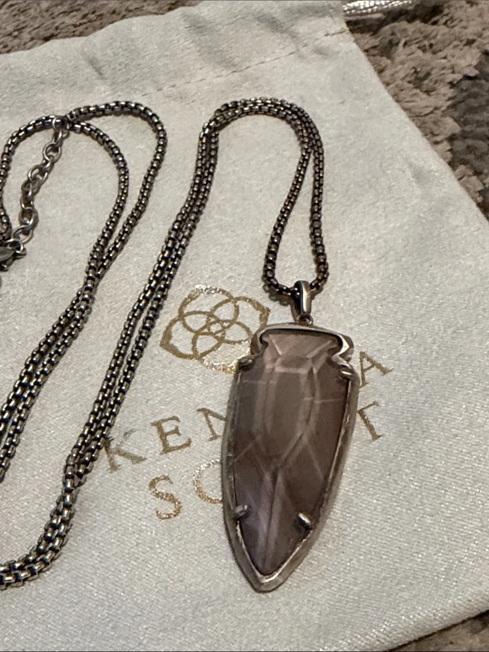 Kendra Scott silver tone